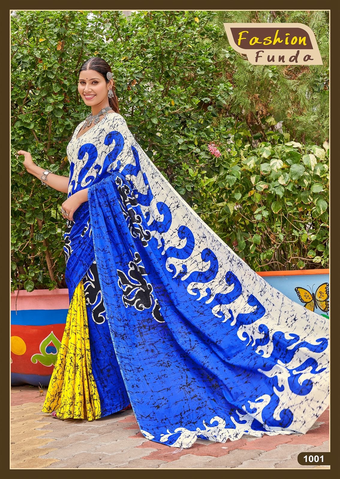 Pure Cotton Block Printed Saree