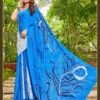 Pure Cotton Block Printed Saree