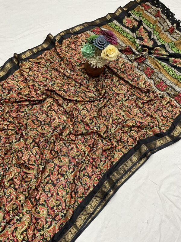 WhatsApp Image 2025-09-08 at 12.42.52 PM Vivanka Premium Air India – Deer & Peacock Jacquard Saree